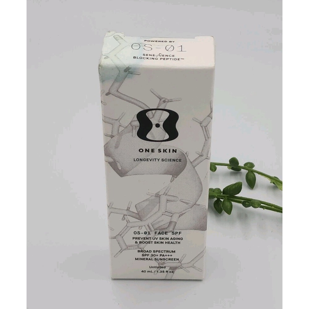 One Skin OS-01 SHIELD Protect + Repair SPF 30 Untinted 40ml - NIB (Factory Seal)